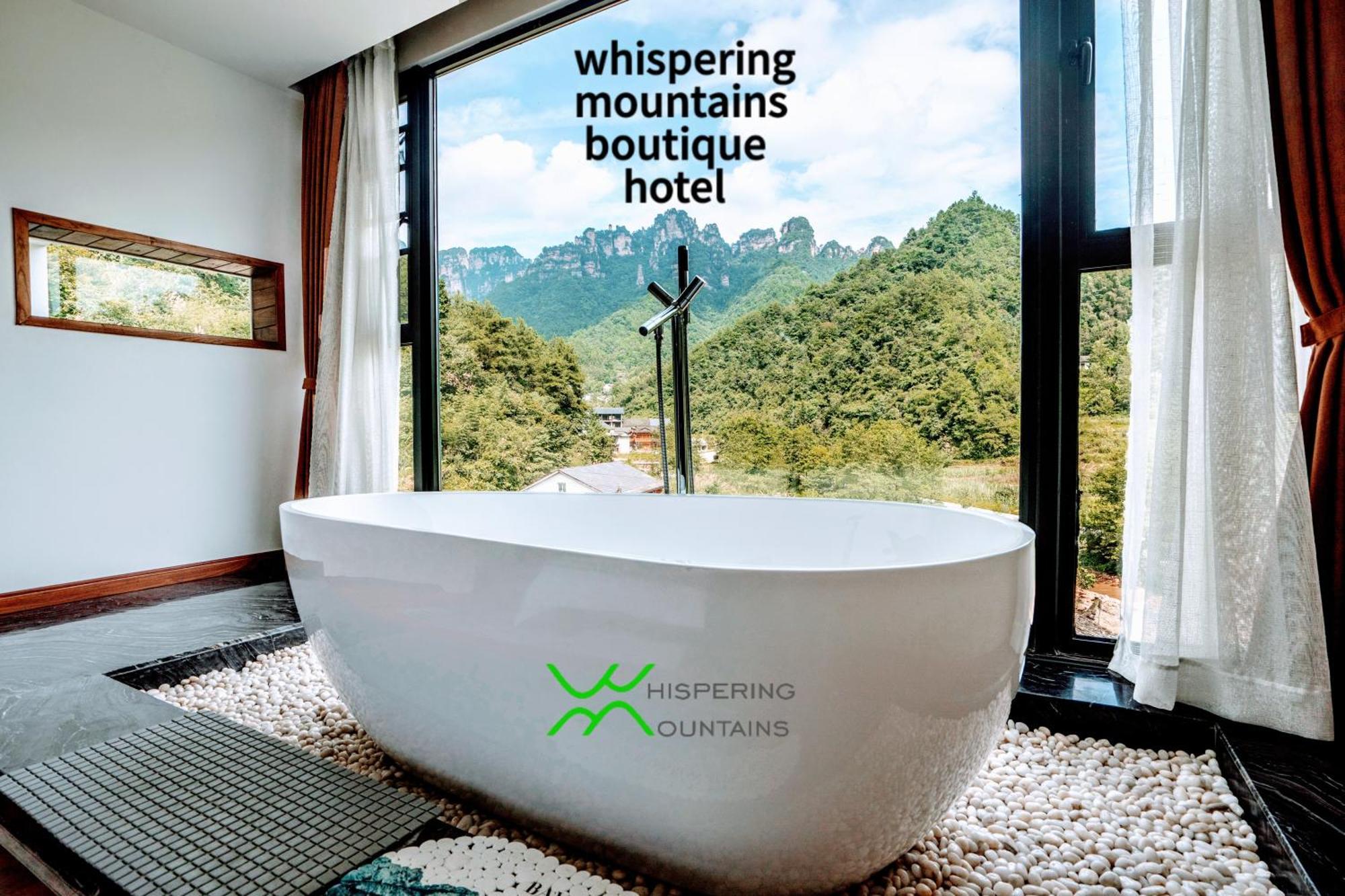 Whispering Mountains Boutique Hotel จางเจียเจี้ย ภายนอก รูปภาพ
